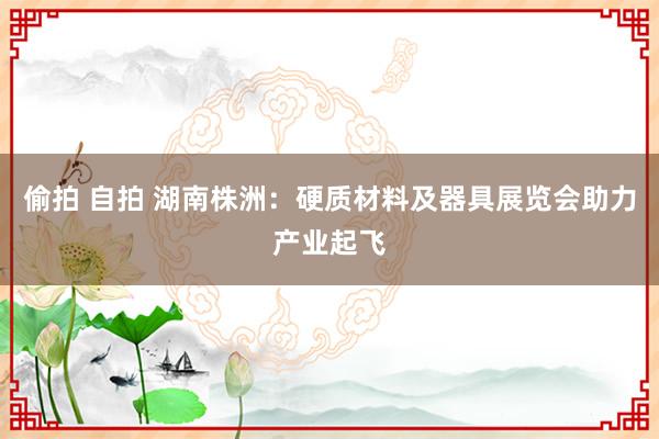 偷拍 自拍 湖南株洲：硬质材料及器具展览会助力产业起飞