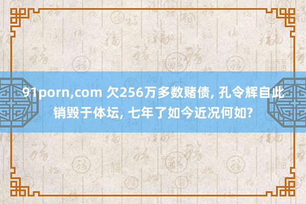 91porn，com 欠256万多数赌债， 孔令辉自此销毁于体坛， 七年了如今近况何如?