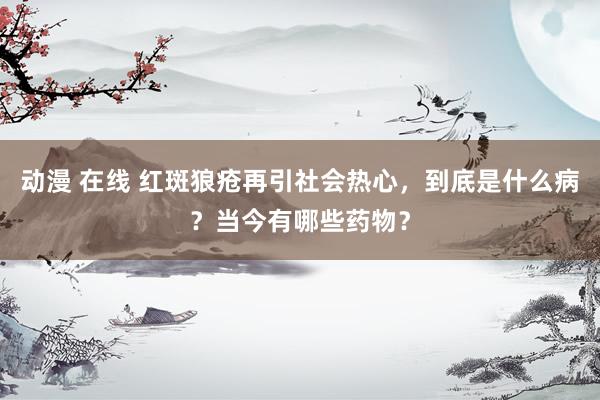 动漫 在线 红斑狼疮再引社会热心，到底是什么病？当今有哪些药物？