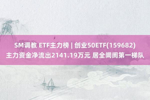 SM调教 ETF主力榜 | 创业50ETF(159682)主力资金净流出2141.19万元 居全阛阓第一梯队