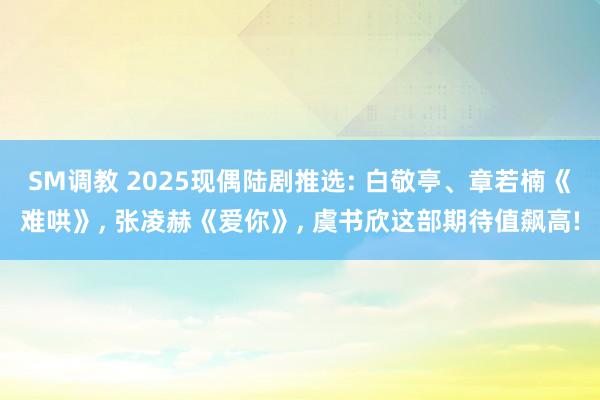 SM调教 2025现偶陆剧推选: 白敬亭、章若楠《难哄》， 张凌赫《爱你》， 虞书欣这部期待值飙高!