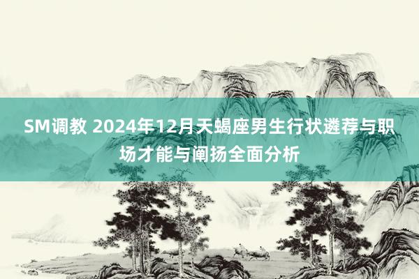 SM调教 2024年12月天蝎座男生行状遴荐与职场才能与阐扬全面分析